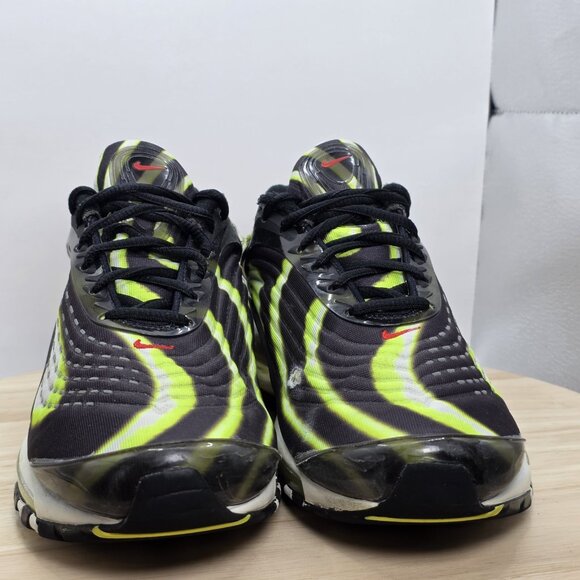 Nike Air Max Deluxe Running Shoes AJ7831-003 Black Red Mens Size 7.5  Sneaker - Picture 4 of 13